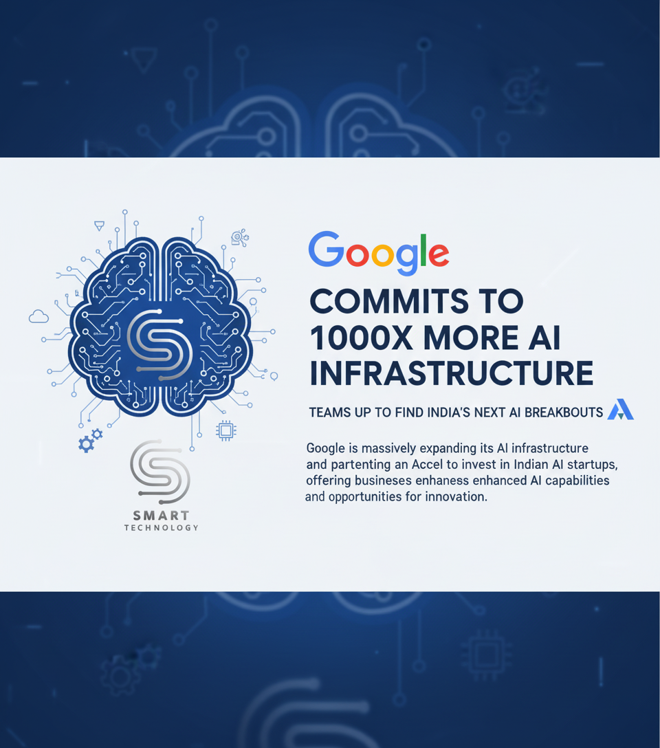 Google Commits to 1000x More AI Infrastructure & Teams Up to Find India's Next AI Breakouts