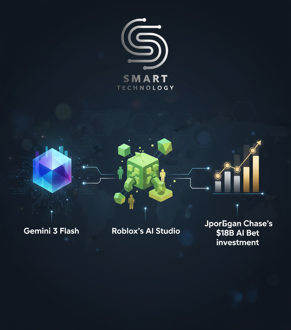 AI Revolutionizing Business: Gemini 3 Flash, Roblox's AI Studio, and JPMorgan Chase's $18B AI Bet