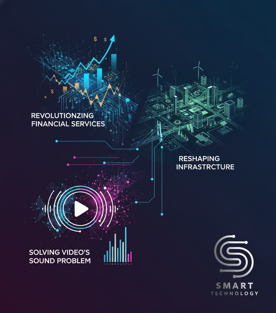 AI's Expanding Role: From Revolutionizing Financial Services to Reshaping Infrastructure and Solving Video's Sound Problem