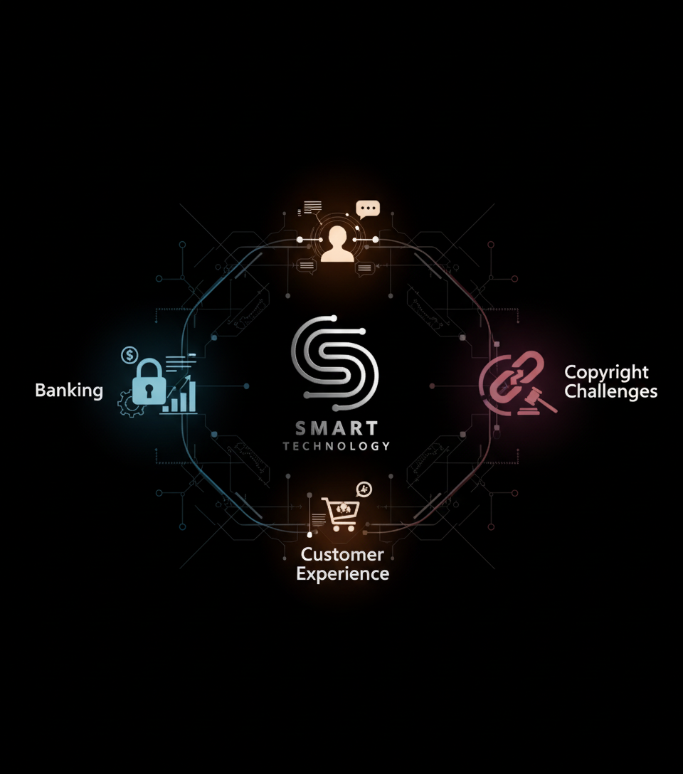 AI's Expanding Role: From Banking to Customer Experience & Copyright Challenges