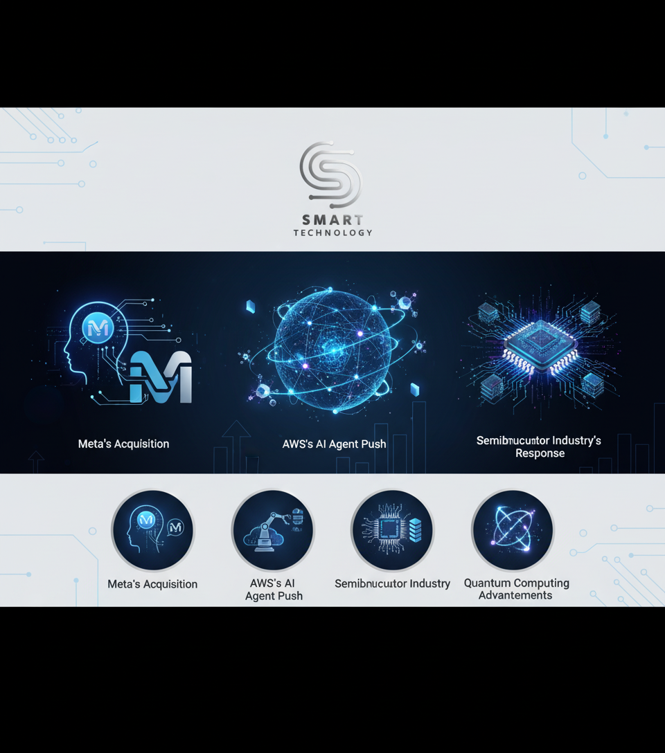 AI's Growing Influence: Meta's Acquisition, AWS's AI Agent Push, and the Semiconductor Industry's Response