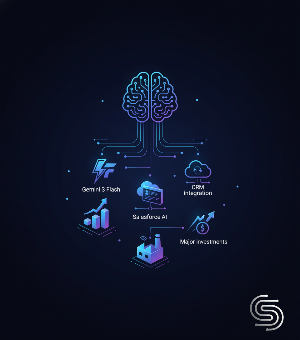 AI Powers Up Small Business: Gemini 3 Flash, Salesforce, and More