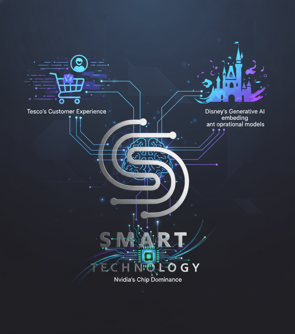 AI Revolutionizing Industries: From Tesco's Customer Experience to Disney's Operating Model and Nvidia's Chip Dominance