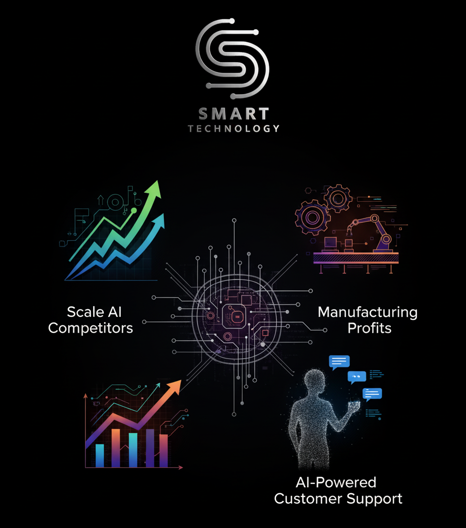 AI Revolutionizing Business: From Scale AI Competitors to Manufacturing and Customer Support