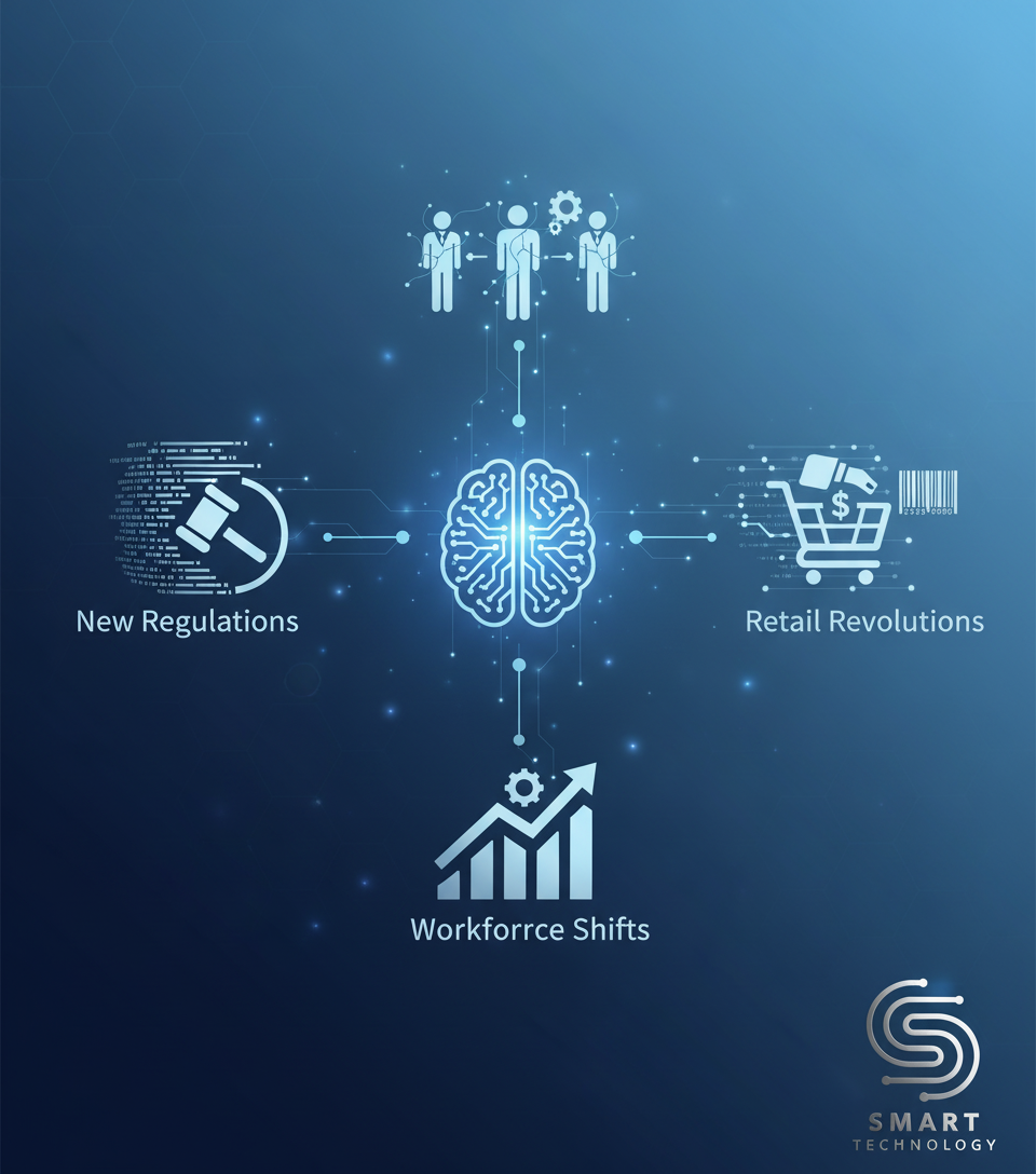 AI Transformation: Navigating New Regulations, Workforce Shifts, and Retail Revolutions