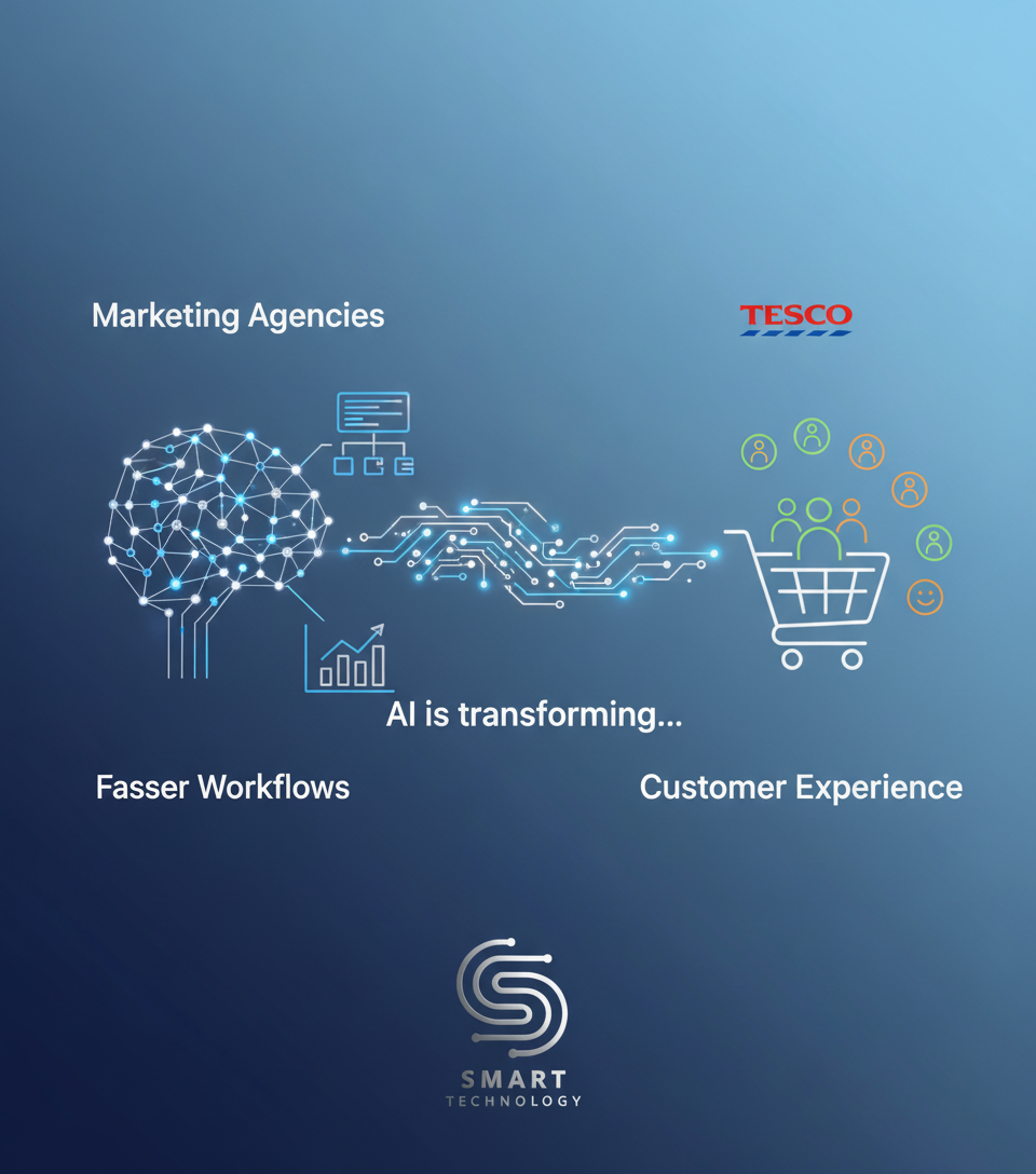 AI Adoption by Marketing Agencies and Tesco: Customer Experience and Efficiency Boosts