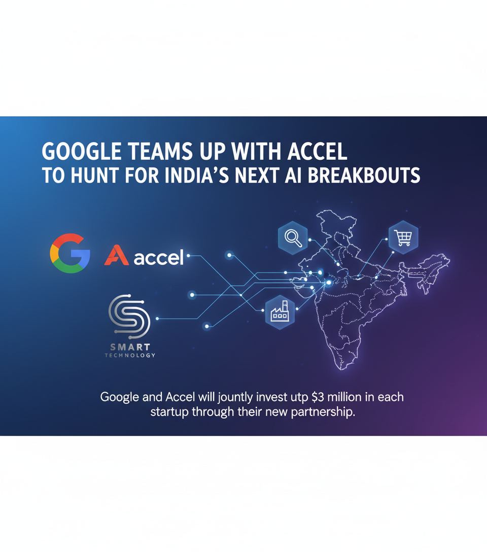 Google teams up with Accel to hunt for India’s next AI breakouts